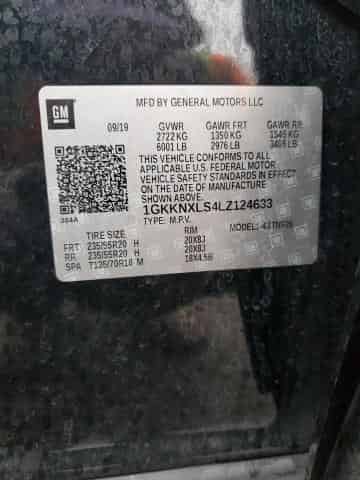 2020 GMC Acadia Denali Background