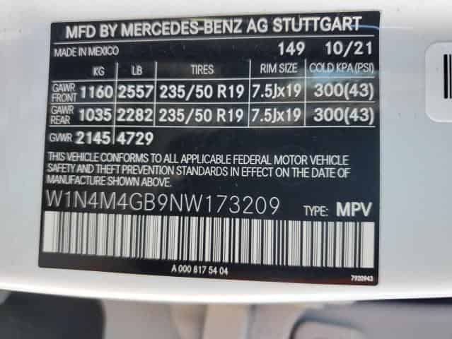 2022 Mercedes-Benz Glb 250 Background