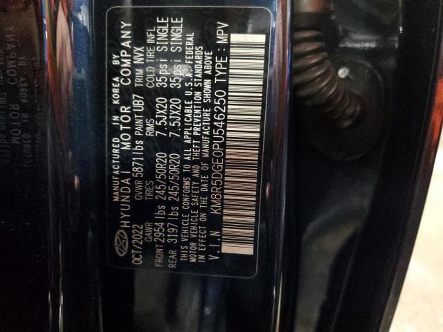 2023 Hyundai Palisade Limited Salvage Car