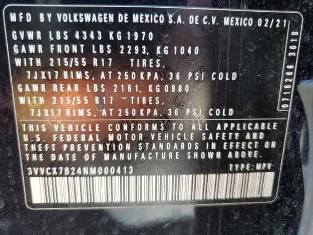 2022 Volkswagen Taos S Background