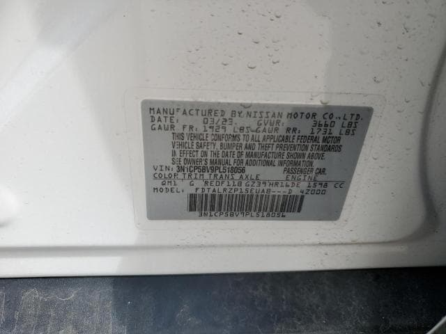 2023 Nissan Kicks S salvage
