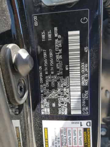 2020 Toyota 4runner Sr5 Background