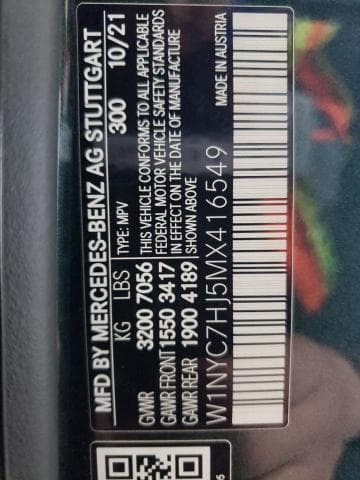 2021 Mercedes-Benz G 63 Amg salvage