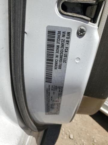 2021 Chrysler Voyager Lxi Salvage Car
