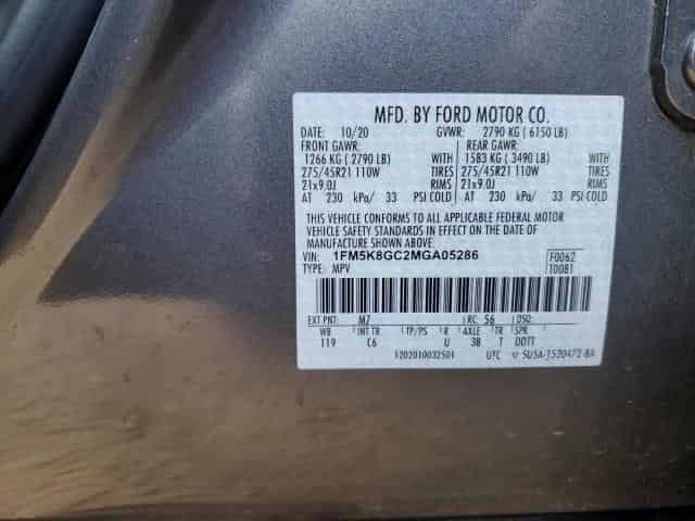 2021 Ford Explorer St Background