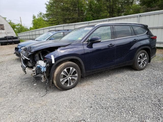 2022 Toyota highlander salvage