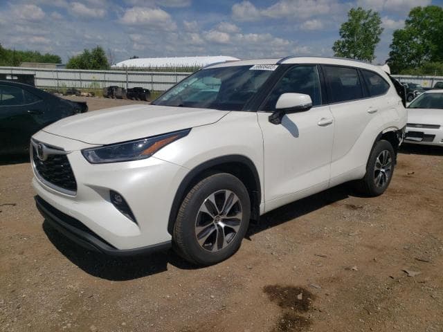 2021 Toyota highlander salvage