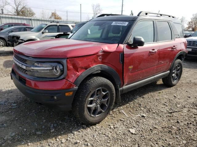 2021 Ford bronco salvage