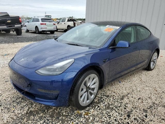 2022 Tesla model 3 salvage